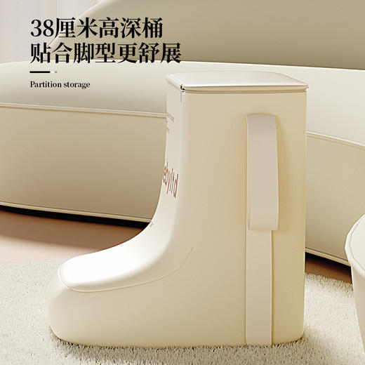 折叠泡脚桶家用过小腿保温便携式洗脚盆足浴神器宿舍泡脚浸脚袋子 商品图3