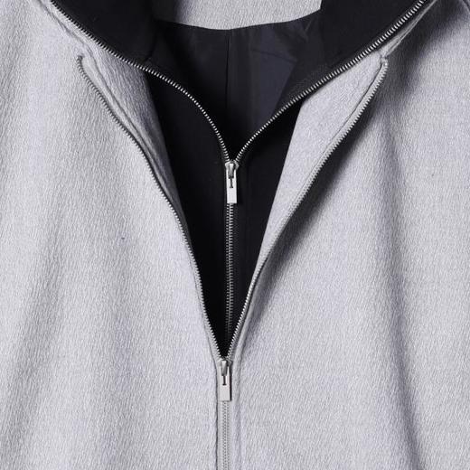 SDSA男士秋冬新款痞帅男装时尚简约撞色拉链立领毛呢夹克外套百搭 商品图2