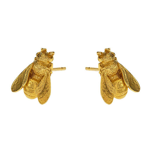 订购6周到｜Alex Monroe-Large Honey Bee-蜜蜂 耳钉 ［英国设计师］ 商品图2