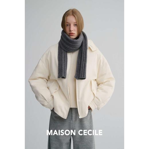 MAISON CECILE 90白鹅绒保暖舒适轻便型廓形夹克羽绒服外套 商品图2
