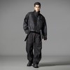 PINLI品立2025秋季新款男士宽松短款翻领梭织茄克机车型男外套潮GD253104156 商品缩略图1