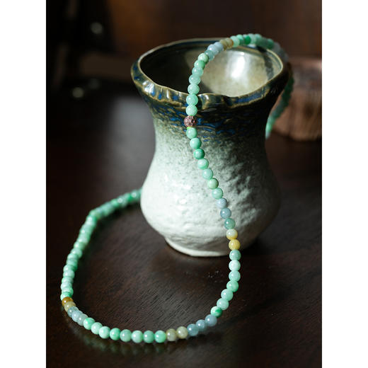 牧衣游 文艺复古翡翠长项链百搭 梦回【不支持会员折】 商品图2