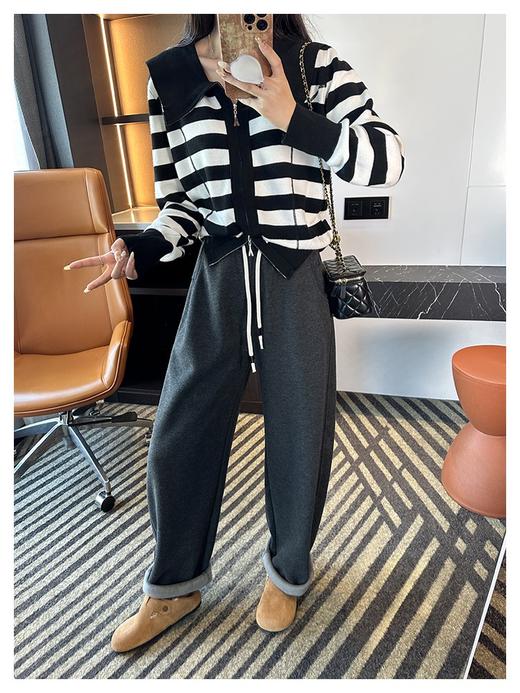 2566 女款秋冬加绒加厚 蚕丝羊毛绵绵裤 WK836 商品图4