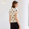 AD洋气减龄波点衬衫2025新款时尚短袖高级感新中式水滴领气质上衣 商品缩略图4