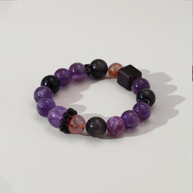 ARSIS｜晶石系列 守正开运·紫水晶多宝串珠手链