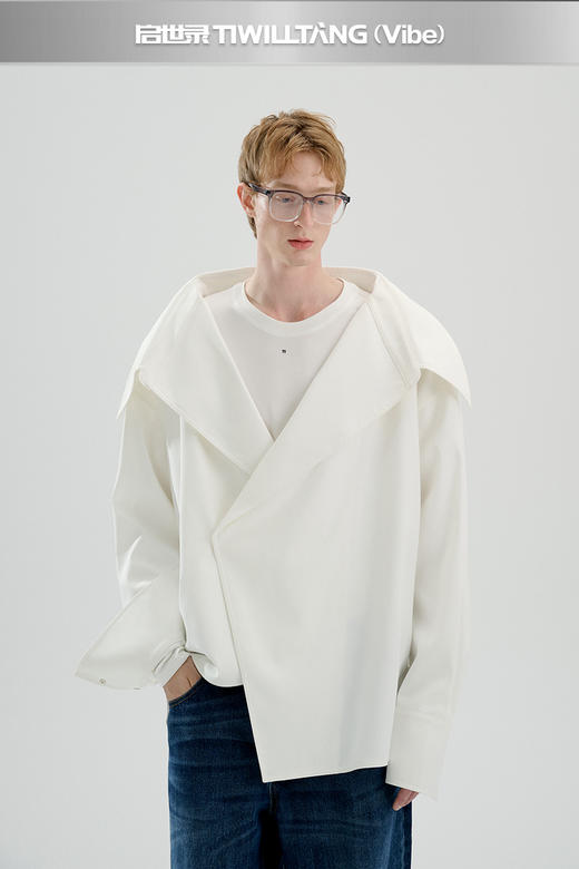 启世录TIWILLTANG“域界恒宇”大翻领衬衫 商品图5