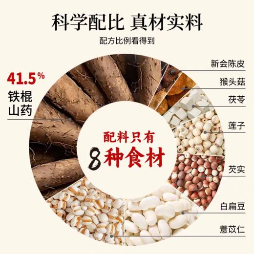 【2包减5元】黑小知养生系列 八珍粉/七白粉/铁棍山药粉/人参黄芪元气粉 科学配比 真材实料 0添加  配料表只有纯粉 商品图1