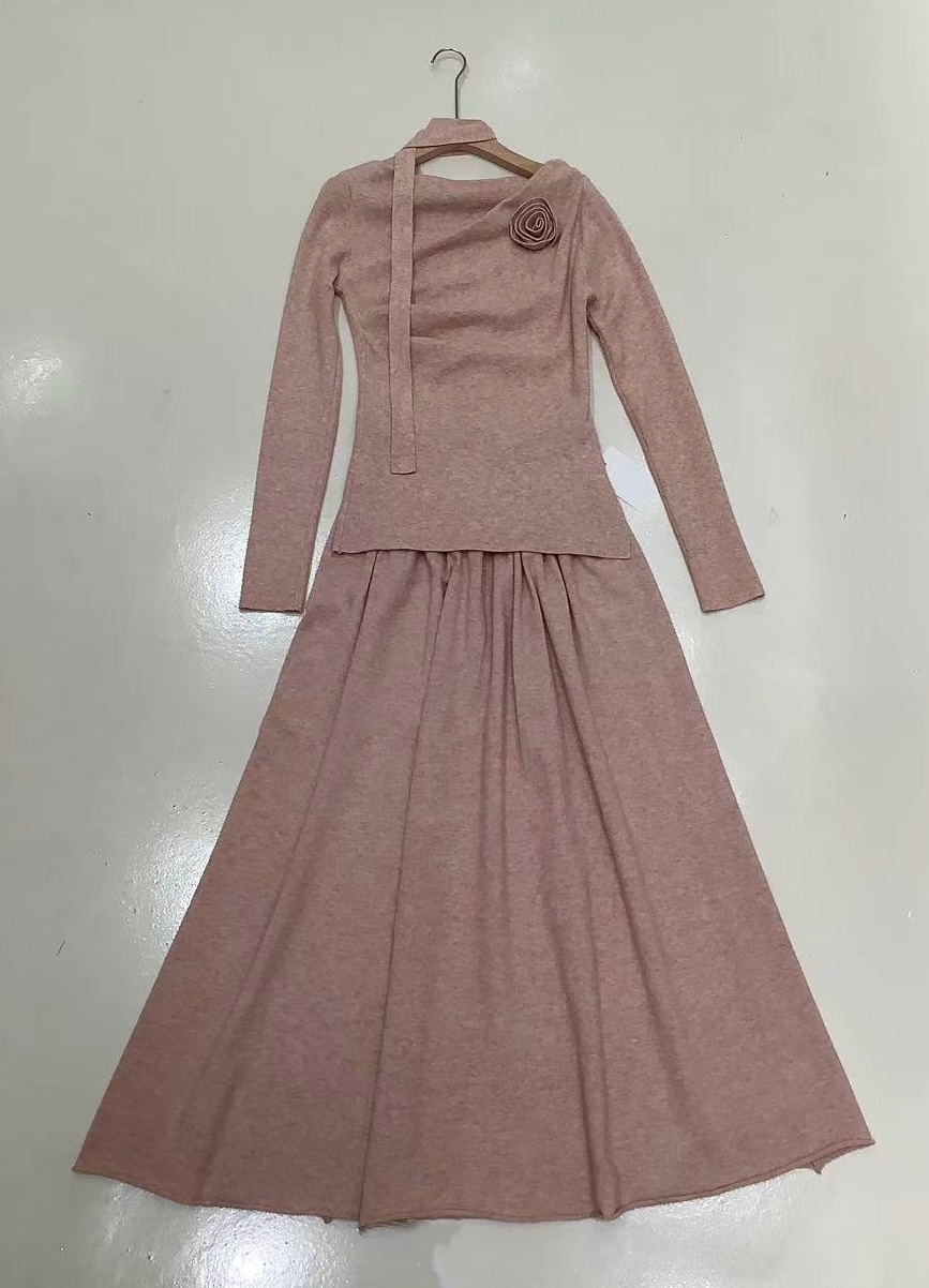 【门店同款】ENJOY冬季“暖冬软糖”温柔玫瑰针织套装 167795255