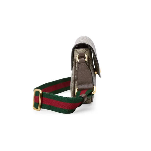 【一】GUCCI 古驰 女士GG Supreme帆布 Ophidia系列 小号单肩包 混色 764961 96IWG 8745 商品图3