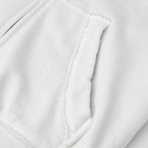 ROMI STUDIO“美式复古”贴布绣毛巾面做旧洗水连帽卫衣RWCAST6312 商品图4