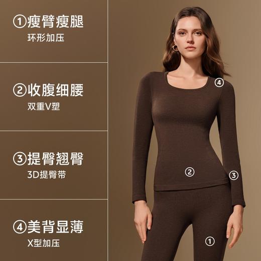 🔥代言人张柏芝同款！！【草本初色 红山茶花香氛修容打底塑形衣套装5401款】，🍂草本初色塑型热能衣，腈纶发热，🤩分区一体塑型 🥳还有专研特配山茶花香氛，2位数拿下一套🌷 商品图3