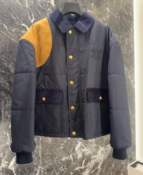 女款logo拼接外套la008