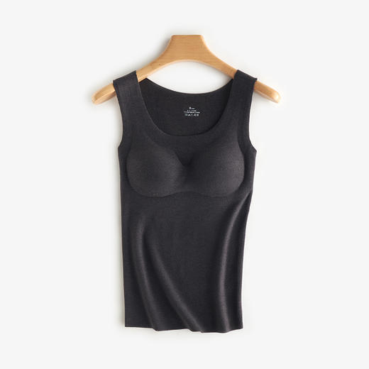 weyo女士秋冬双面抗菌亲肤舒适免穿文胸保暖打底背心A10102 商品图4