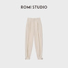 ROMI STUDIO“天丝羊毛”老钱质感坑条肌理宽松收脚裤 RWCWXG5963 商品缩略图1
