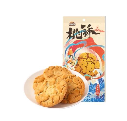 三只松鼠桃酥黑芝麻味200g 商品图0