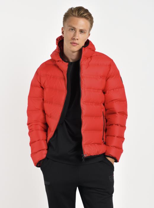 【超惠秒】Armani EA7运动休闲系列 抗寒保暖白鸭绒连帽羽绒服外套 98690 商品图0