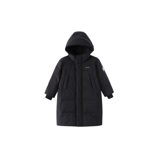 英氏【三防系列】儿童羽绒服长款过膝冬季保暖外套女童冬装连帽男童中童户外 商品图5