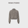 ROMI STUDIO“自我轮廓”羊毛亚麻针织翻领短款兜腰外套RWCWWG6486 商品缩略图3