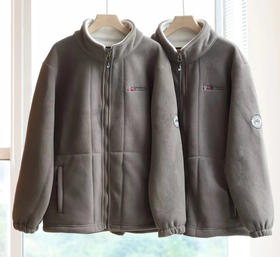 挪威北极科考队户外专用【出口挪威情侣款双面摇粒绒外套】抗寒零下-15°C   超厚款  行走的小暖炉！