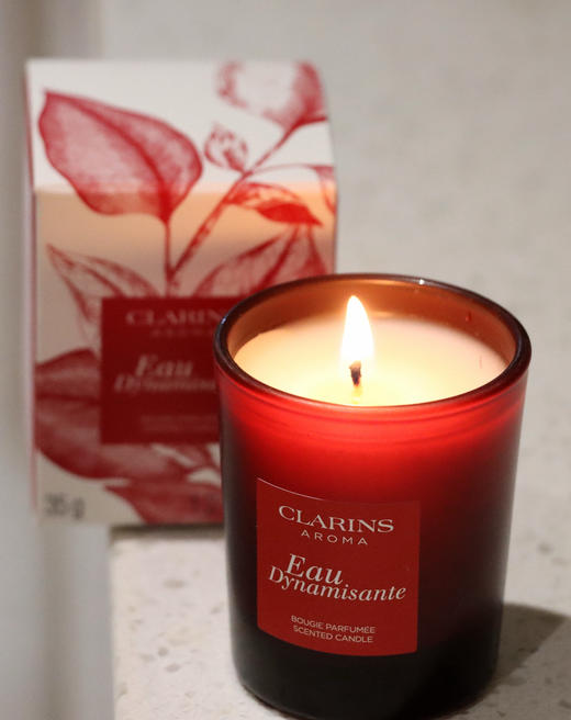 专柜会员礼！平时买不到！娇韵诗植萃木质调芳香蜡烛活力之水35g 商品图4