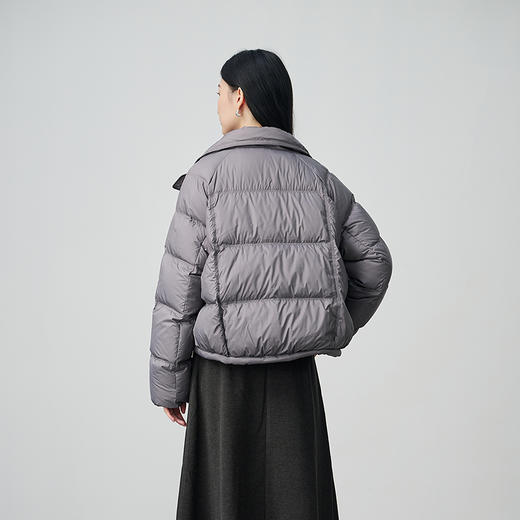 NEELLY纳俪商场同款冬新款时尚休闲短款羽绒服女90白鸭绒保暖外套N25104L06603 商品图1
