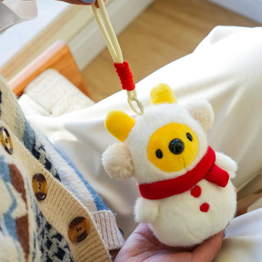 2025秋冬系列雪人团团毛绒挂件 商品图2