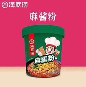 海底捞 麻酱粉冲泡粉丝免洗免煮速食懒人早餐宵夜 140g/桶