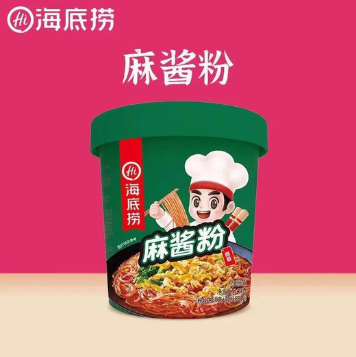海底捞 麻酱粉冲泡粉丝免洗免煮速食懒人早餐宵夜 140g/桶 商品图0