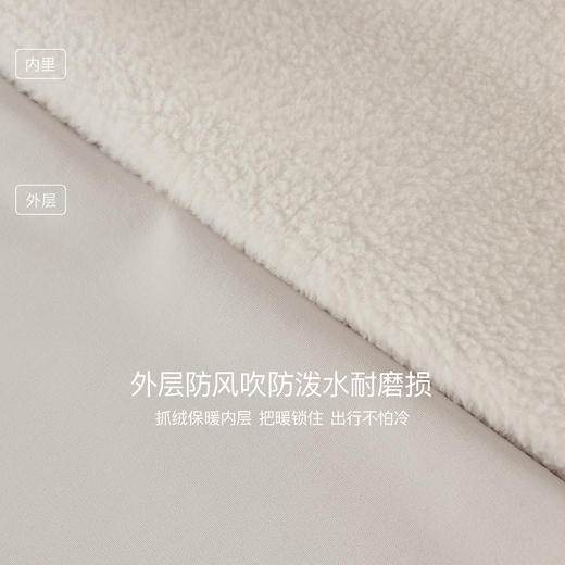 【无氟防泼水】马克珍妮男童防风保暖加绒软壳外套2025年秋冬新款551355 商品图3