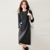 配大衣打底针织连衣裙，设计感法式小香风高级感内搭毛衣裙子CC-ML-9983 商品缩略图3