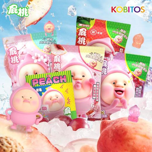 zuo一下屁桃全家享蒟蒻果冻大礼包576g/袋 商品图0