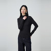 NEELLY纳俪秋冬新款气质打底半高领毛衣修身针织衫女百搭舒适上衣N25104A05510 商品缩略图3
