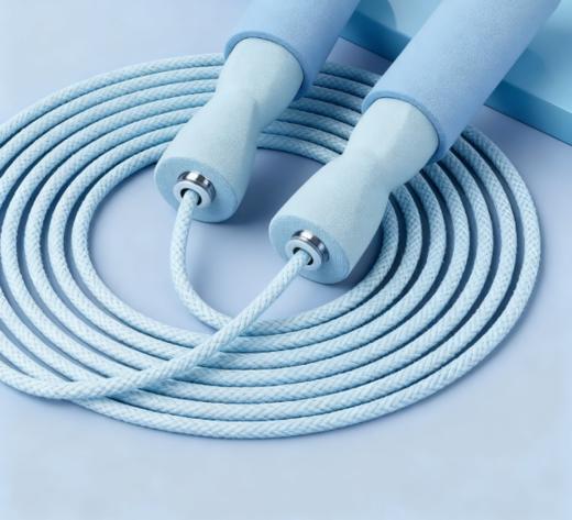 熊出没 跳绳成人儿童中学生 专业中考试有绳跳神健身体育器材蓝色 商品图0