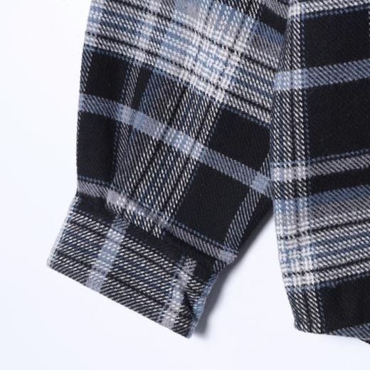 888SDSA男士秋冬新款痞帅男装潮牌简约撞色格纹格子翻领长袖衬衫百搭 商品图4