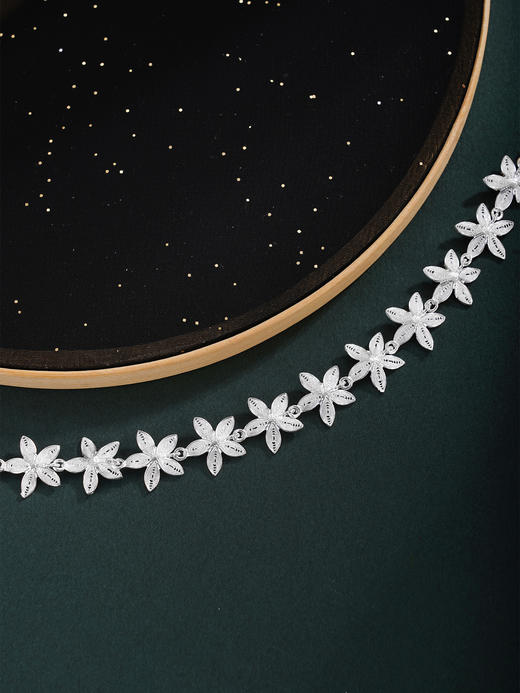 子佩集S990银【六月雪】手链【QFSL007】花丝2510 商品图7