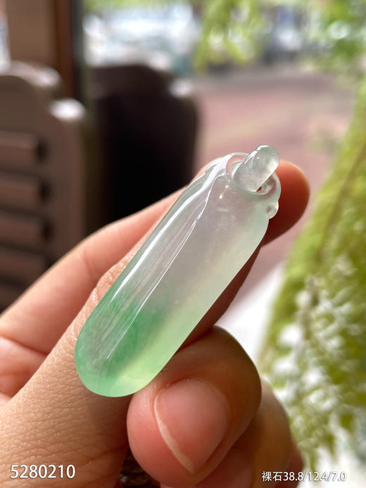 高冰种飘翠福瓜素件  79999【5280210】 商品图7