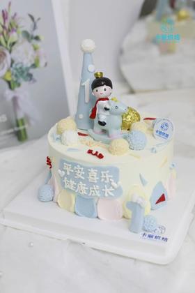 小王子周岁蛋糕