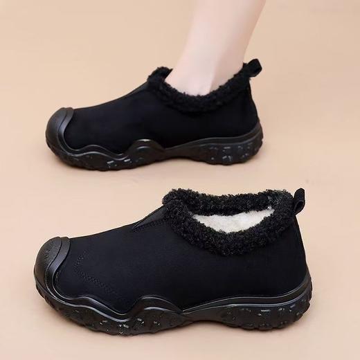 爆！仅100双！【 绵羊毛雪地靴】冬季新款2025加绒加厚休闲女鞋源头时尚百搭软底棉靴 商品图5