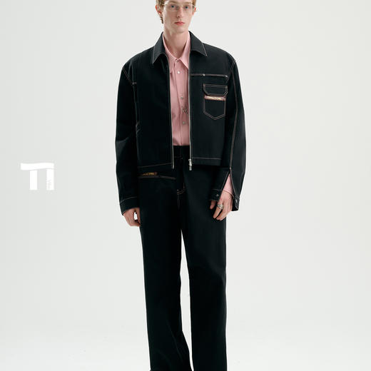 启世录TIWILLTANG“匿影藏踪”都士锋线冗余维度战术褶裥褶皱夹克 商品图4