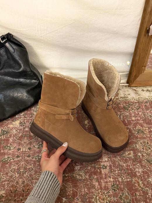 【全球第二好的】UGG双扣两穿款雪地靴 洋气洋气!! 颜值和舒适感都很到位 而且还是两穿款 冬天特别好搭配衣服~ 商品图0