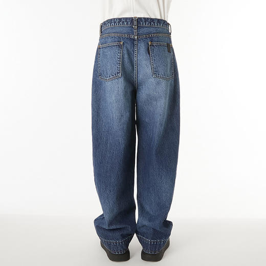 N.HOOLYWOOD WIDE TAPARED DENIM 13oz宽松廓形水洗牛仔裤 商品图2