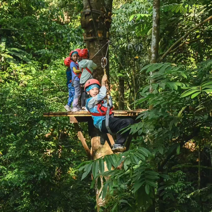 云南 | 版纳纳卡雨林研学版2天1晚，徒步研学/丛林飞跃/户外露营/傣族野餐/捕鱼割蜂蜜/夜探萤火虫/篝火晚会/水上竹筏/ATV越野摩托/雨林溯溪徒步/雨林保护公益项目/当地傣族向导！