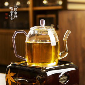 暗香疏影/秦权壶高硼硅耐高温煮茶器办公室大容量烧水壶