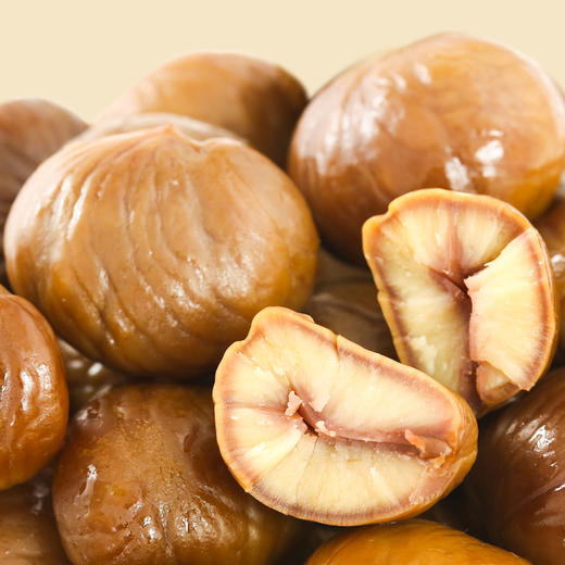 【机甘栗仁/清甜鹰嘴豆 】吉栗圆 有机甘栗仁/清甜鹰嘴豆 500g±10g (11袋) 香甜软糯 开袋即食 配料表干净 散装称重 商品图1