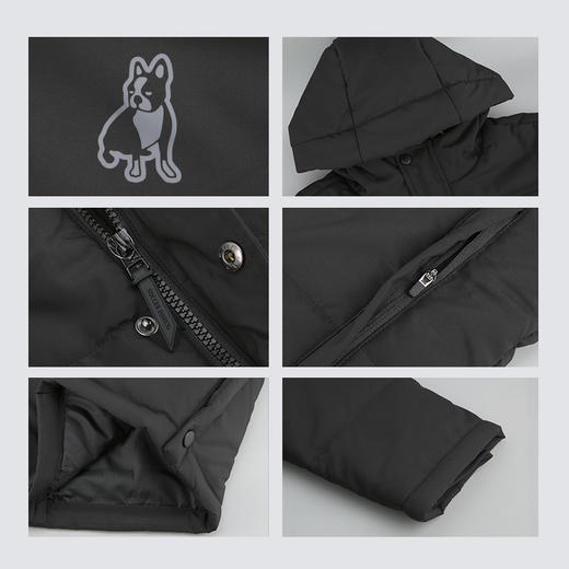 小李子Soccer Junky足球运动训练保暖长款棉服成人男CP25D43-2 商品图3