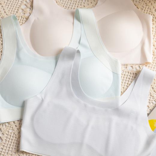 【2件装】米乐鱼少女成长内衣|3D立体呼吸杯，轻薄透气 商品图0