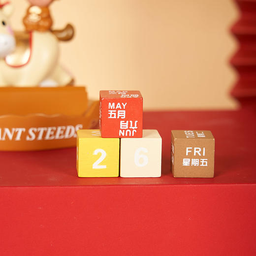 大英博物馆 小马团子系列 马上封侯 日历便签夹桌面小摆件 商品图1