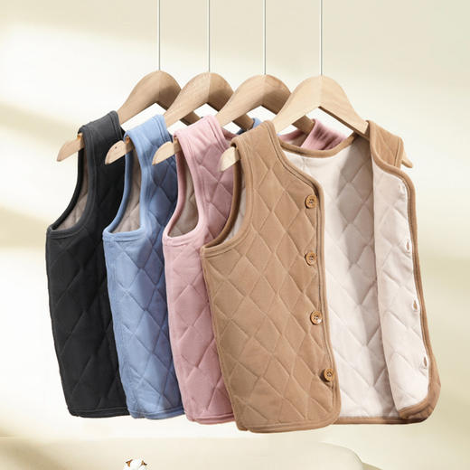 乖可儿 儿童保暖上衣 | 加厚设计、保暖又舒适、校服穿搭神器、棉袄/背心可选 商品图1