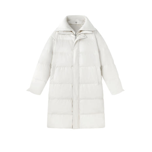 BJHG不计后果仿蛋白皮长款羽绒服男款冬季新款立领防风保暖外套女 商品图3