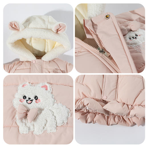 贝贝怡冬季女童夹棉外套ZB3ES057 商品图6
